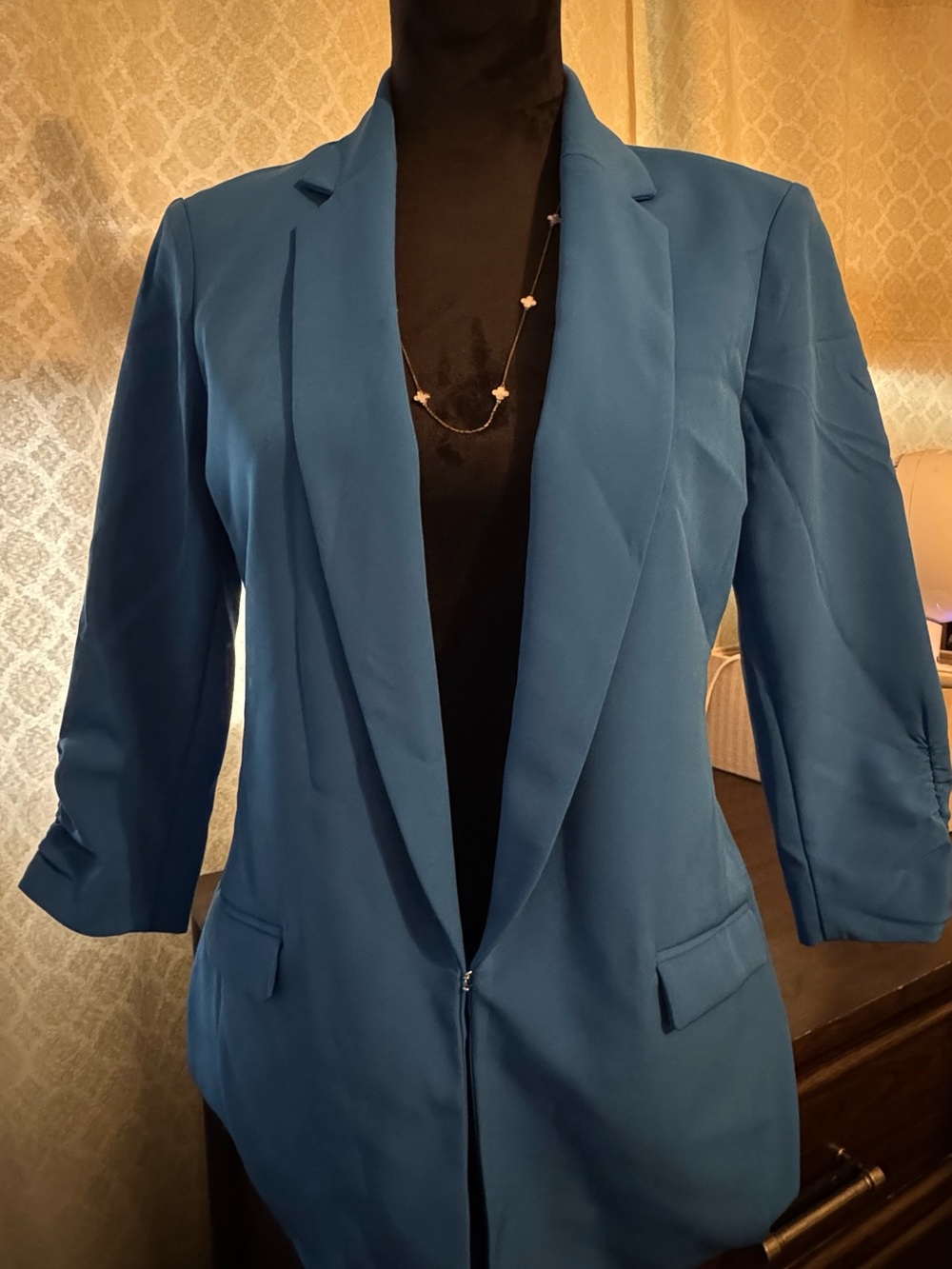 INC International Concepts Teal Blazer Jacket